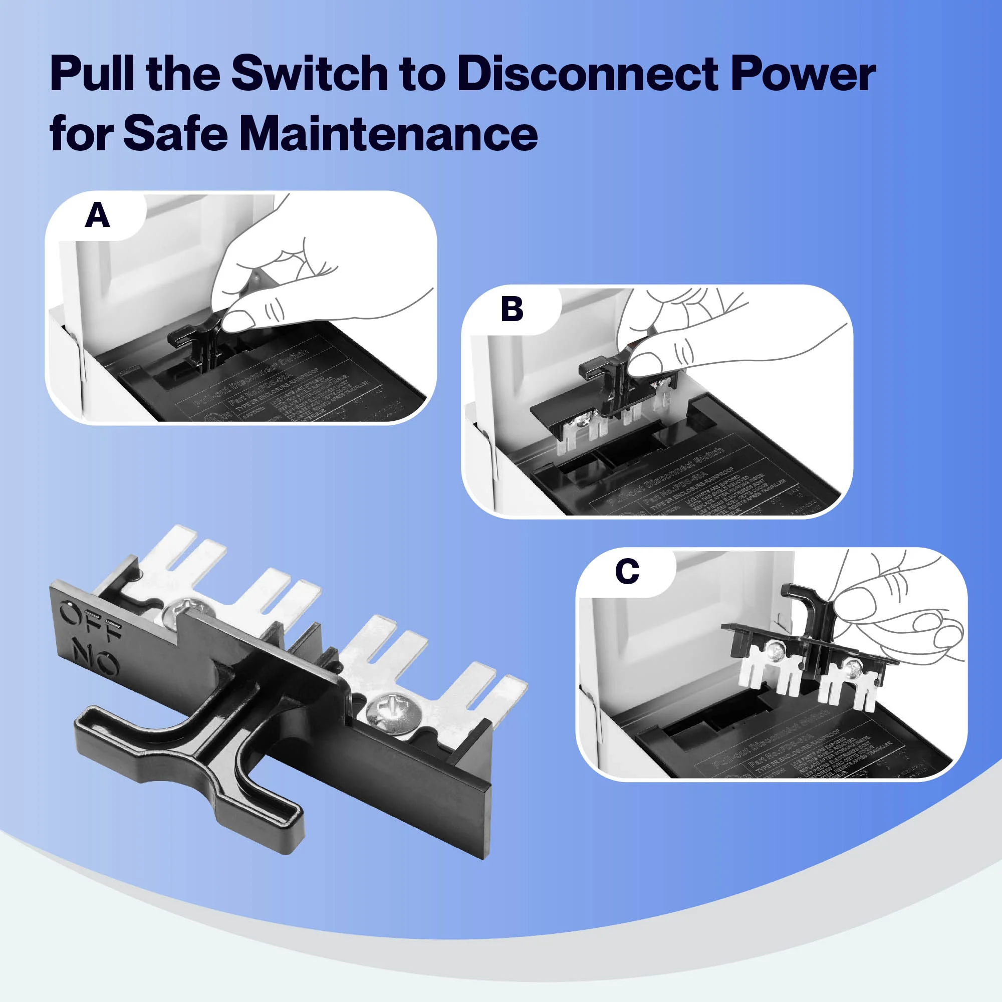 DELLA 30A & 60A Pull-Out Switch AC Disconnect Boxes - Image 11