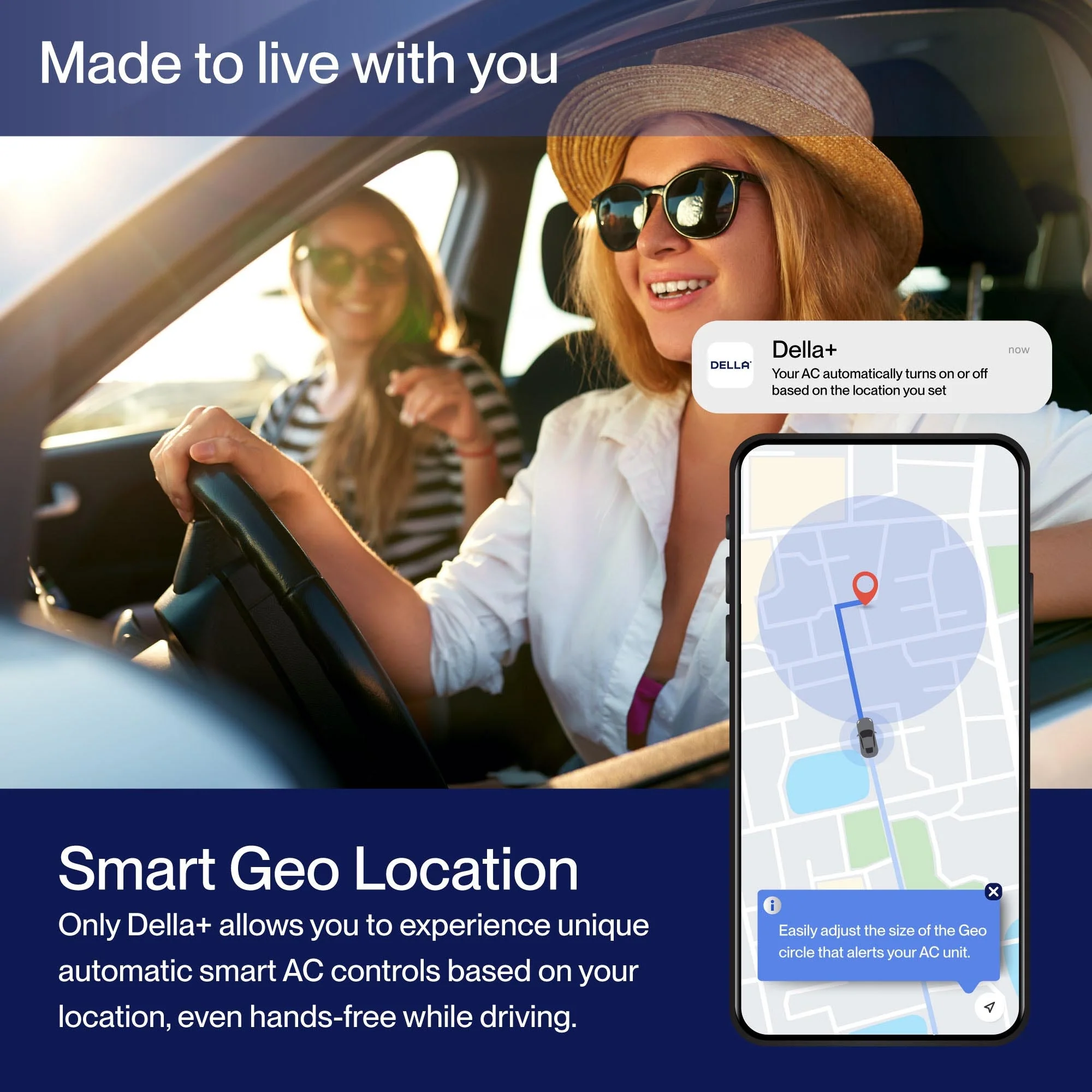 DELLA 35000 BTU Dual Zone Ceiling Cassette Mini Split AC (18K+18K) - Up to 2000 Sq.Ft. - Image 4