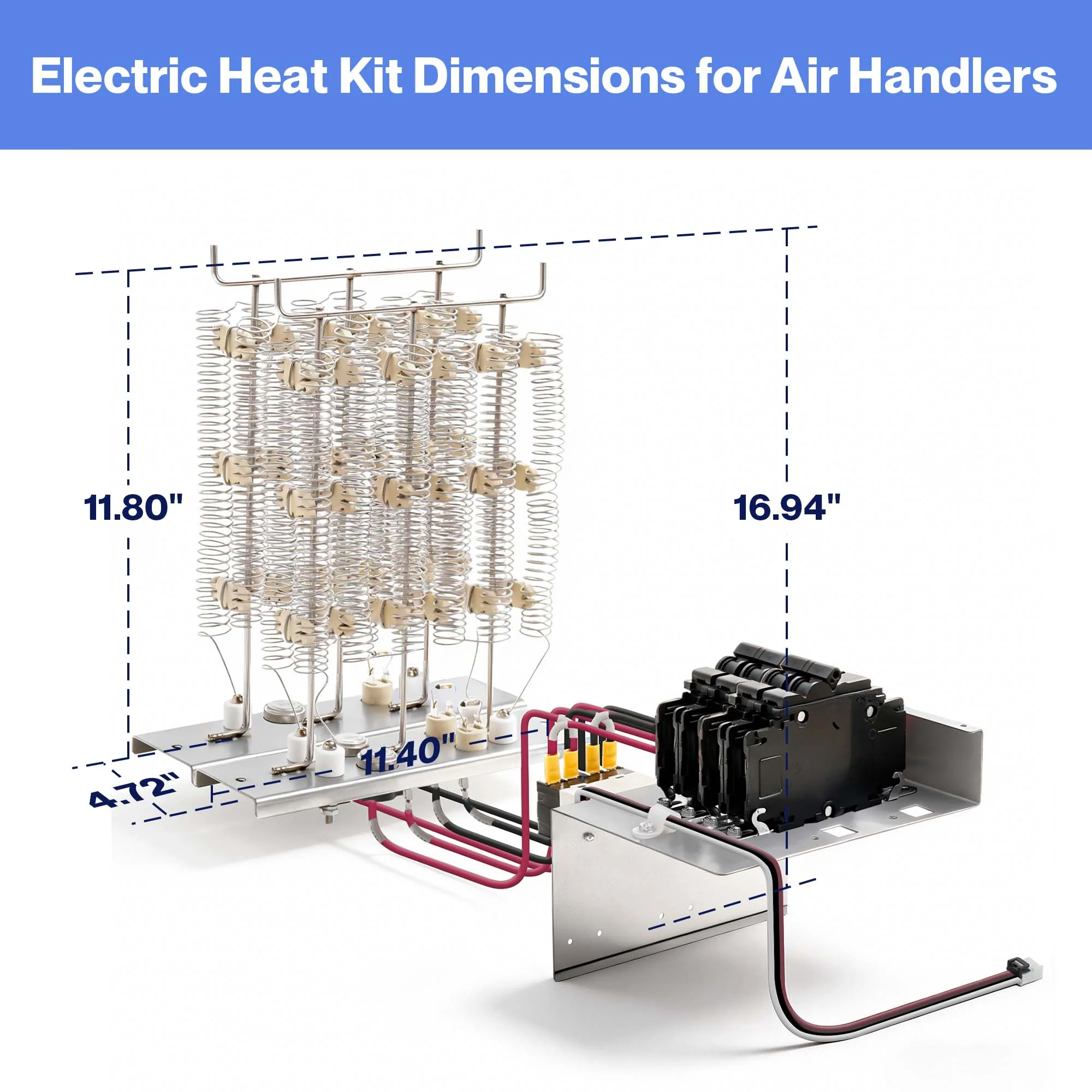 DELLA Electric Heater Kit with Circuit Breaker for Air Handler - Image 16