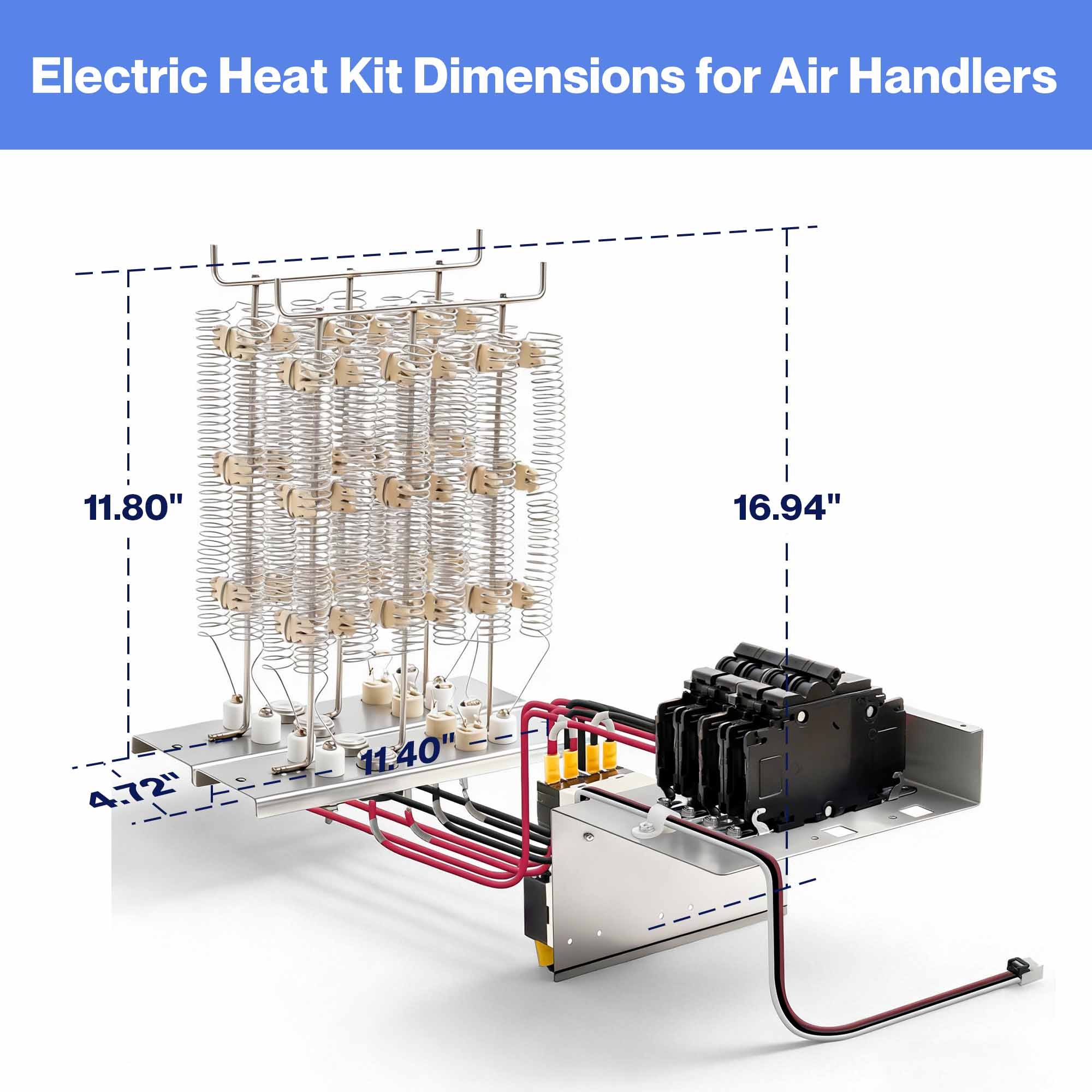 DELLA Electric Heater Kit with Circuit Breaker for Air Handler - Image 23