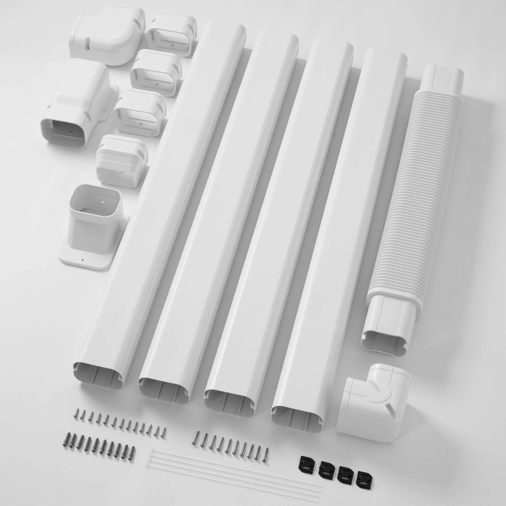DELLA Mini Split Line Set Cover with Flexible Duct - Image 14