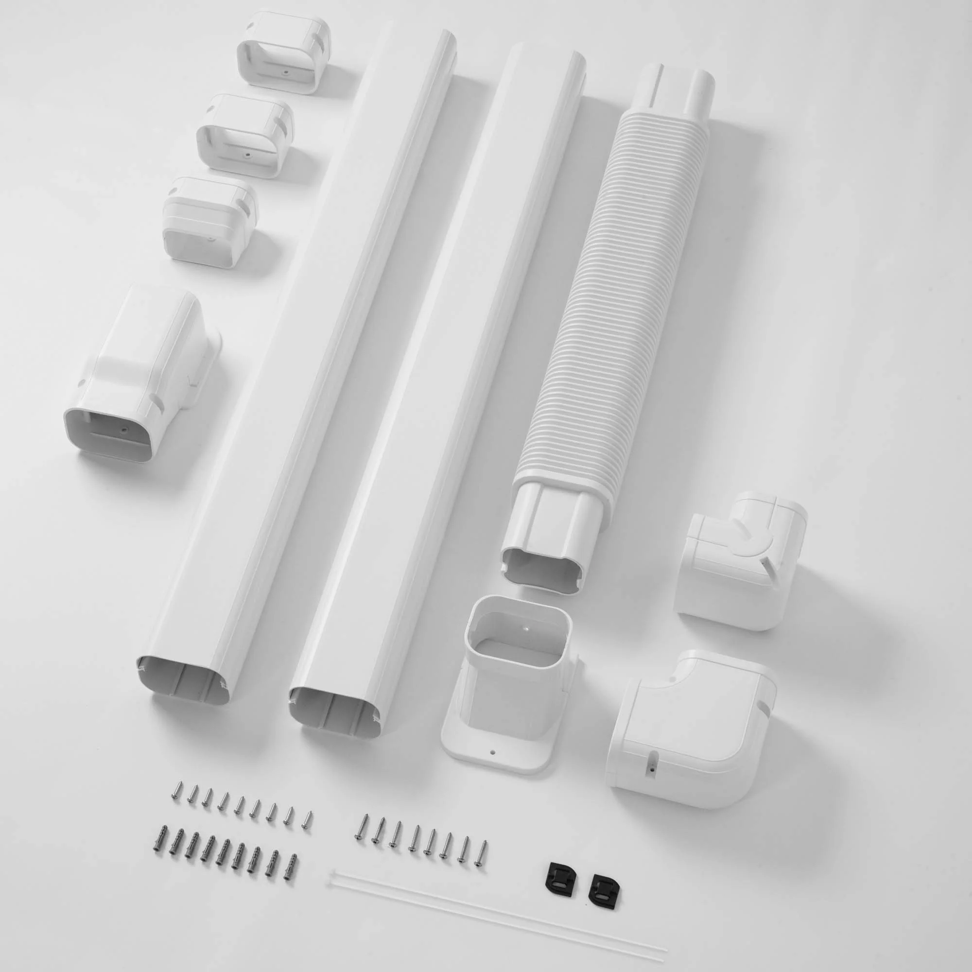 DELLA Mini Split Line Set Cover with Flexible Duct - Image 21