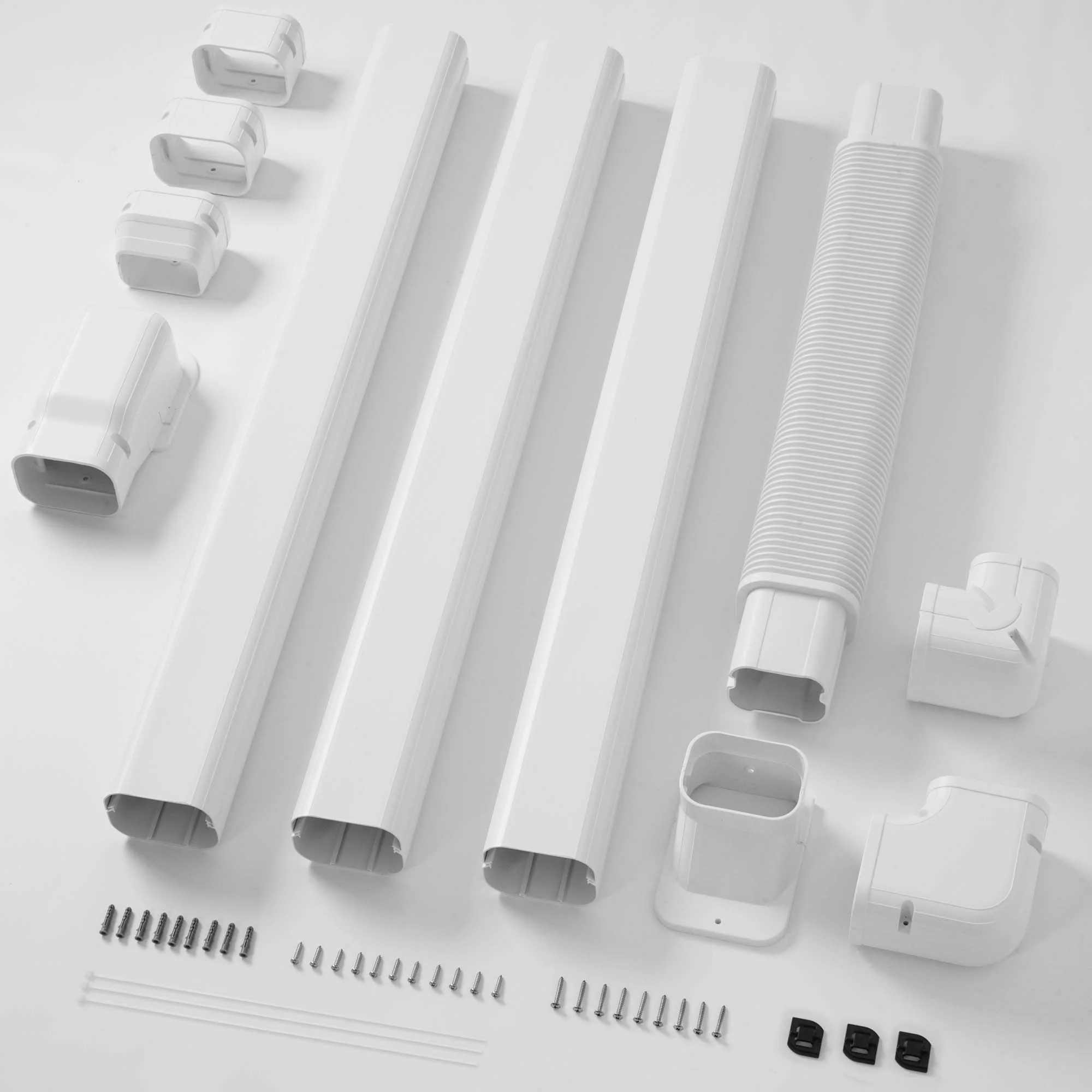 DELLA Mini Split Line Set Cover with Flexible Duct - Image 7