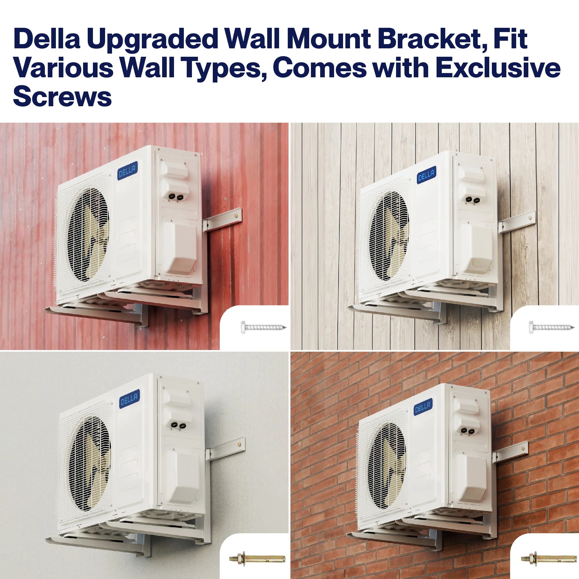 DELLA Wall Mounting Bracket for 6000-36000 BTU Mini Split - Image 3