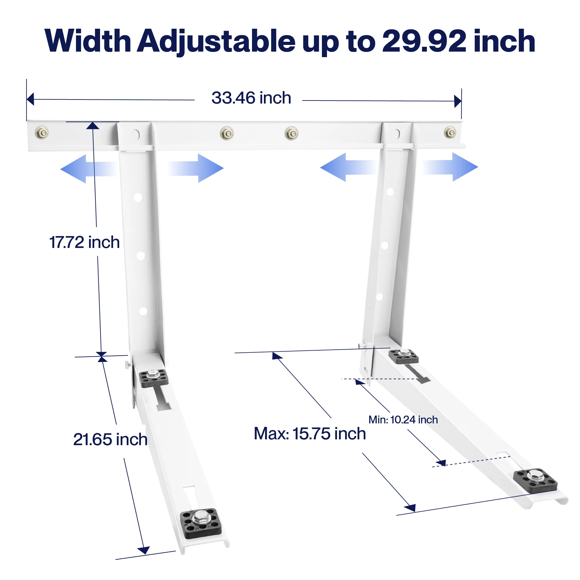 DELLA Wall Mounting Bracket for 6000-36000 BTU Mini Split - Image 7