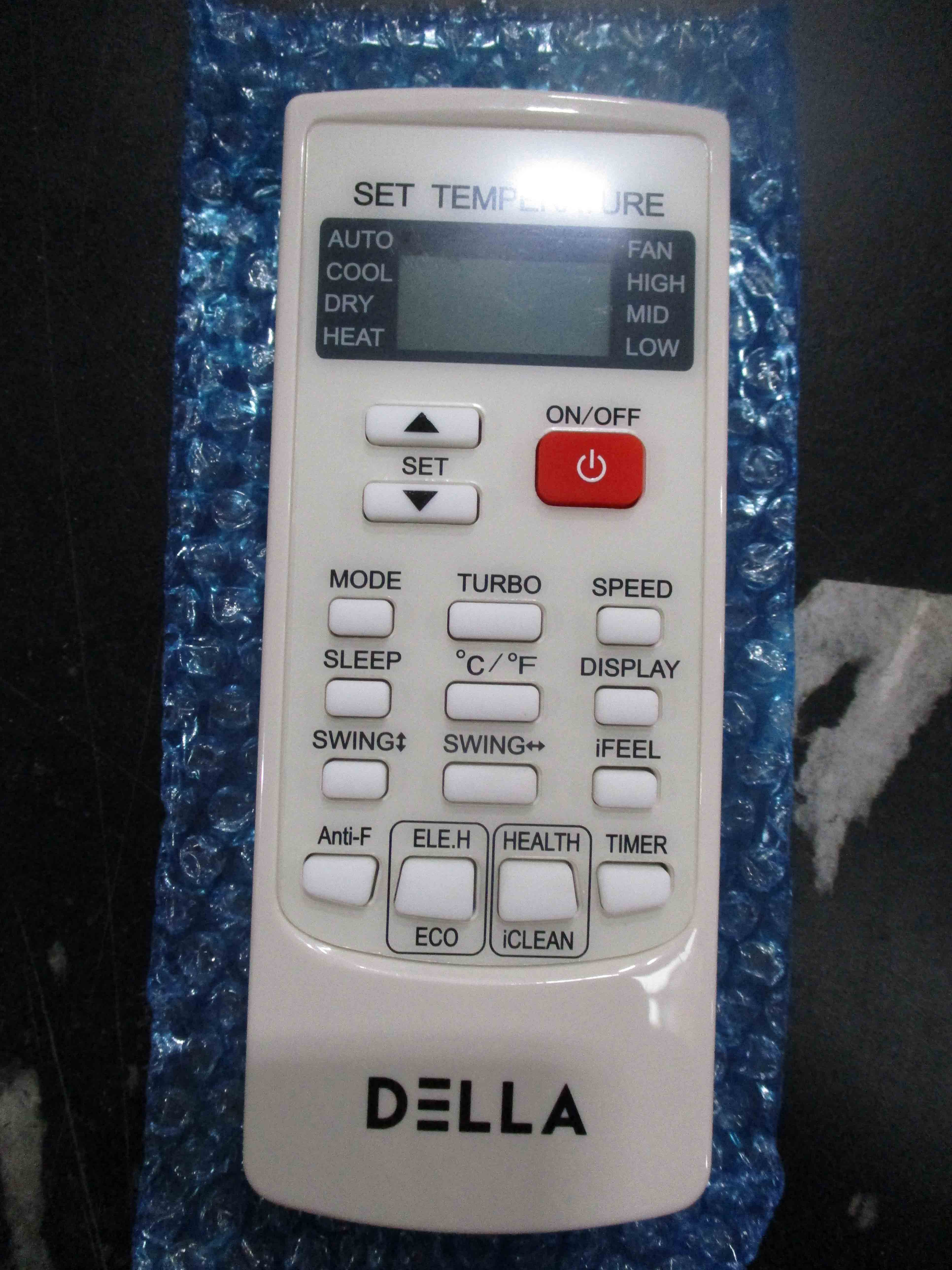 DELLA Replacement Remote Control for Umbra, Motto, and Vita Series Mini Split - Image 3